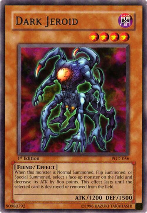 Dark Jeroid PGD-056 card from Pharaonic Guardian