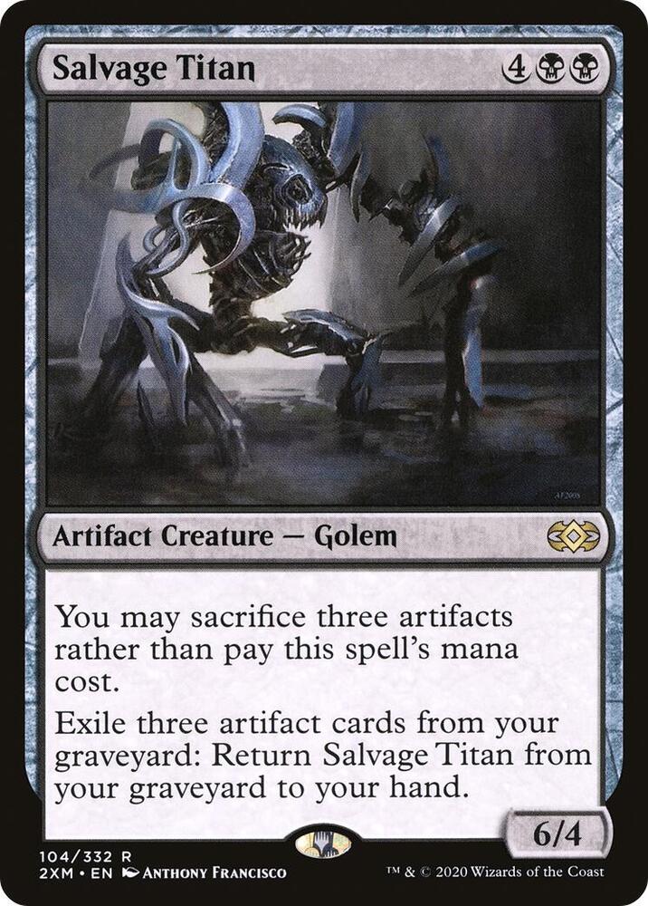 Salvage Titan 104 card from Double Masters