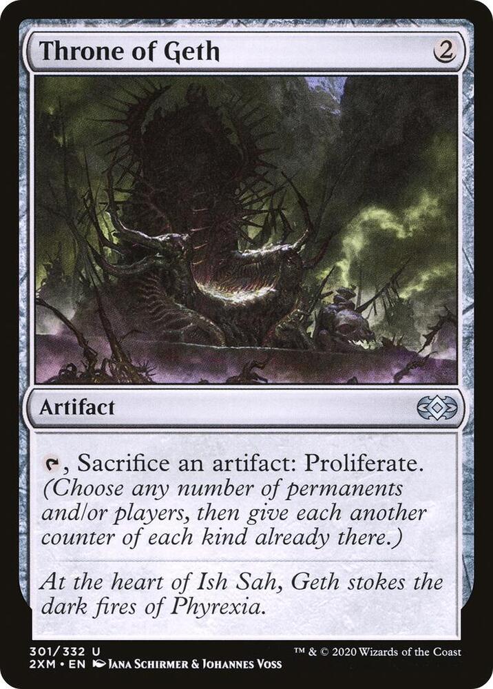 Throne of Geth 301 card from Double Masters