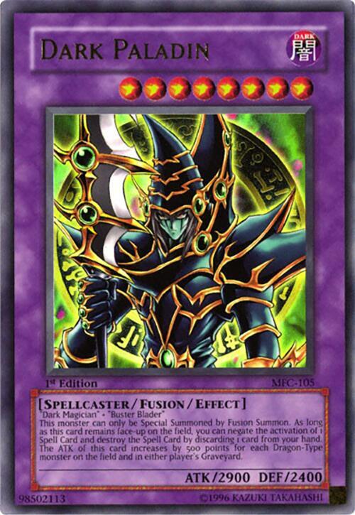 Dark Paladin (1st Edition Artwork) MFC-105 card from Magician's Force