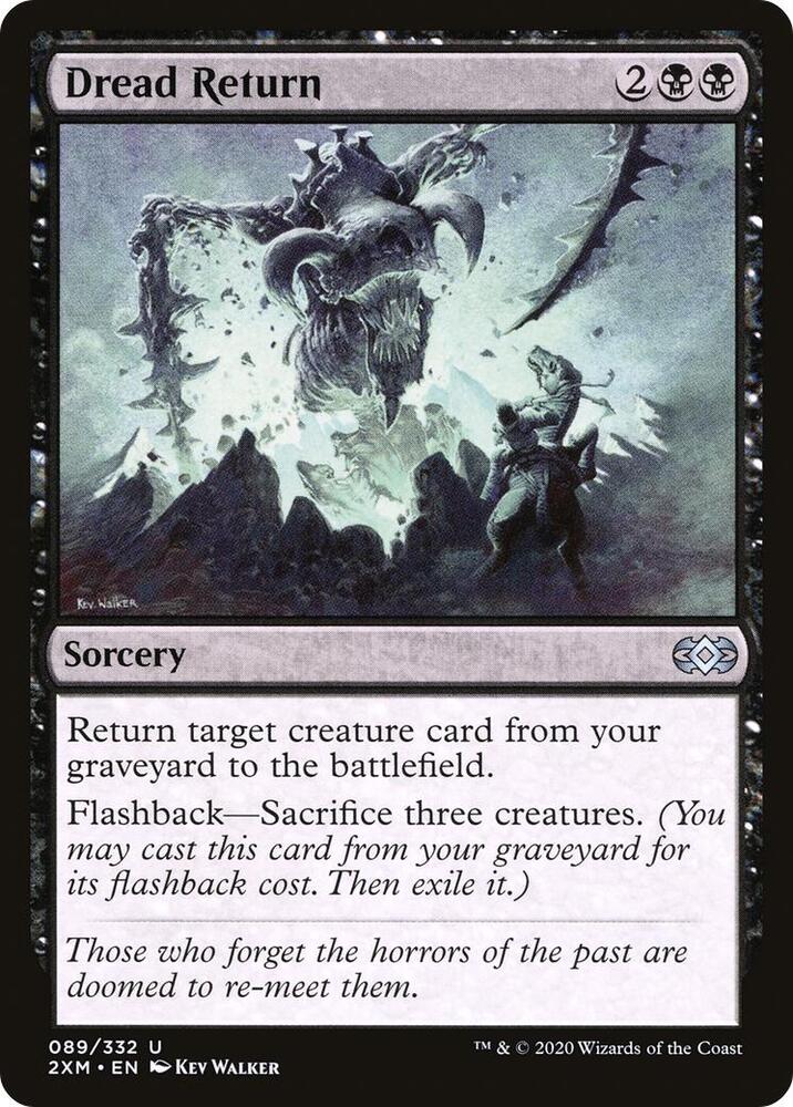 Dread Return 89 card from Double Masters