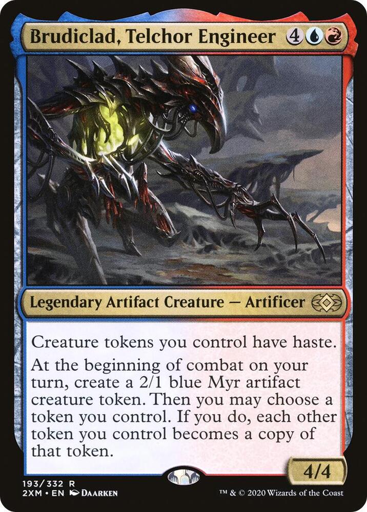 Brudiclad, Telchor Engineer 193 card from Double Masters