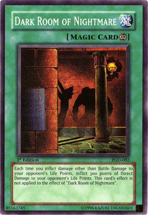 Dark Room of Nightmare PGD-082 card from Pharaonic Guardian