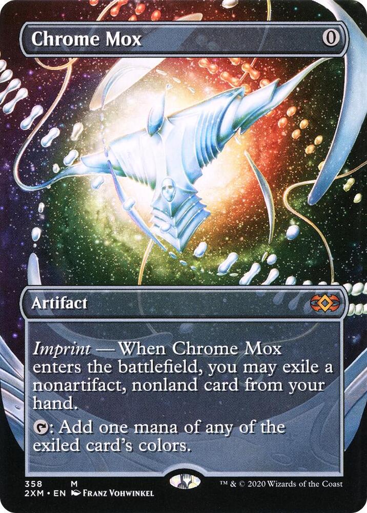 Chrome Mox (Borderless) 358 card from Double Masters