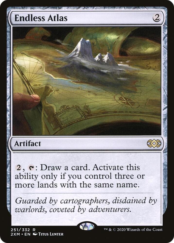Endless Atlas 251 card from Double Masters