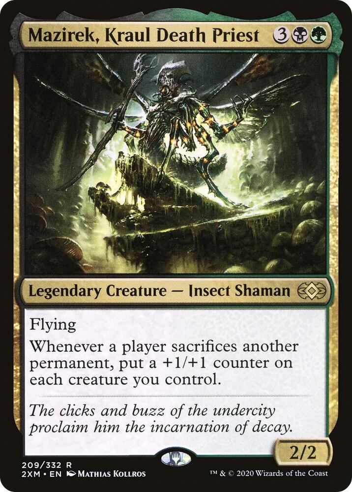 Mazirek, Kraul Death Priest 209 card from Double Masters