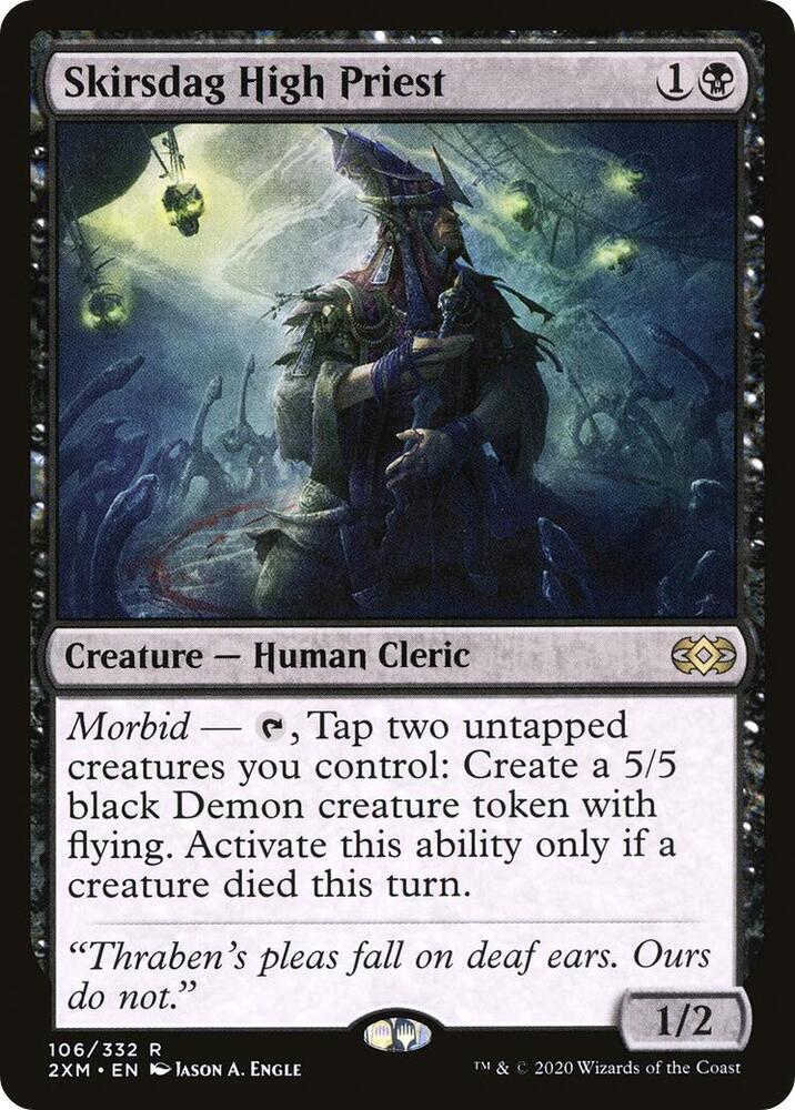 Skirsdag High Priest 106 card from Double Masters