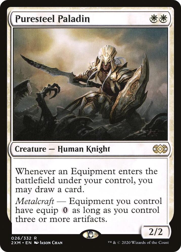 Puresteel Paladin 26 card from Double Masters