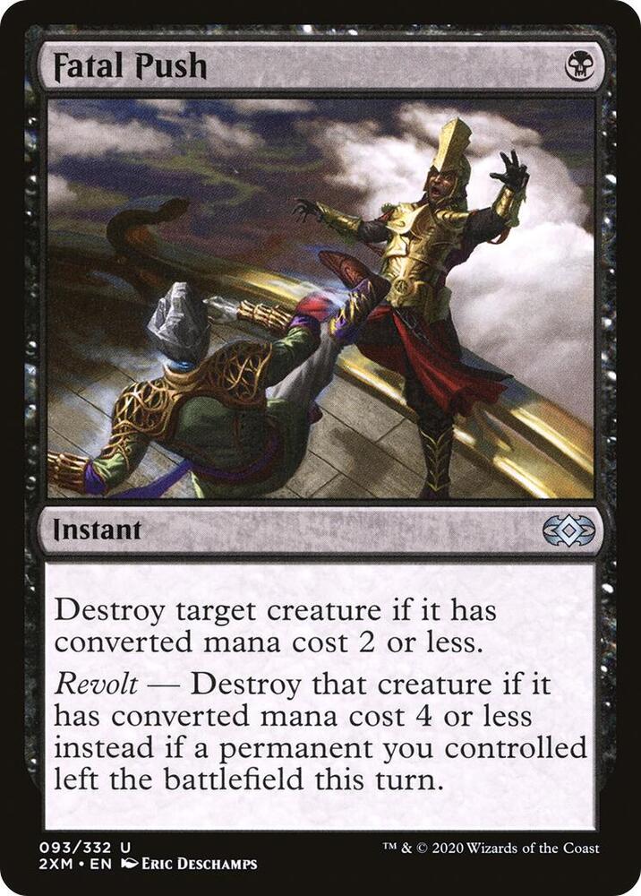 Fatal Push 93 card from Double Masters