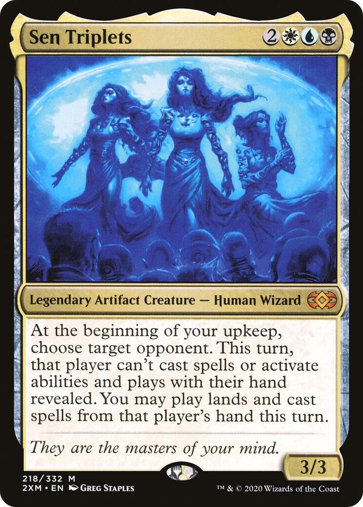 Sen Triplets 218 card from Double Masters