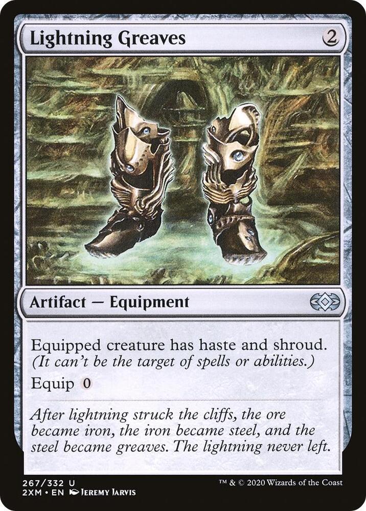 Lightning Greaves 267 card from Double Masters