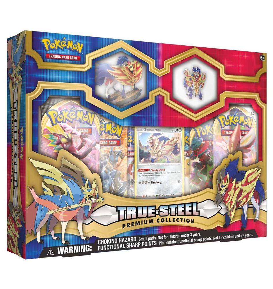 True Steel Premium Collection [Zamazenta] card from SWSH03: Darkness Ablaze