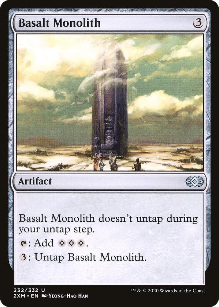Basalt Monolith 232 card from Double Masters