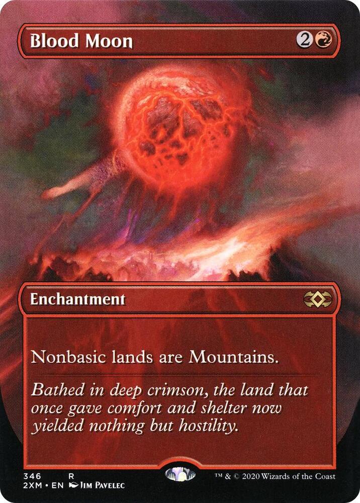 Blood Moon (Borderless) 346 card from Double Masters