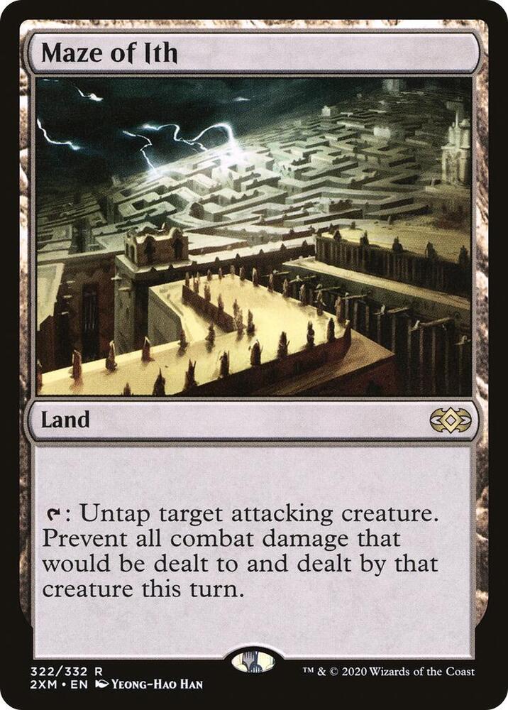 Maze of Ith 322 card from Double Masters