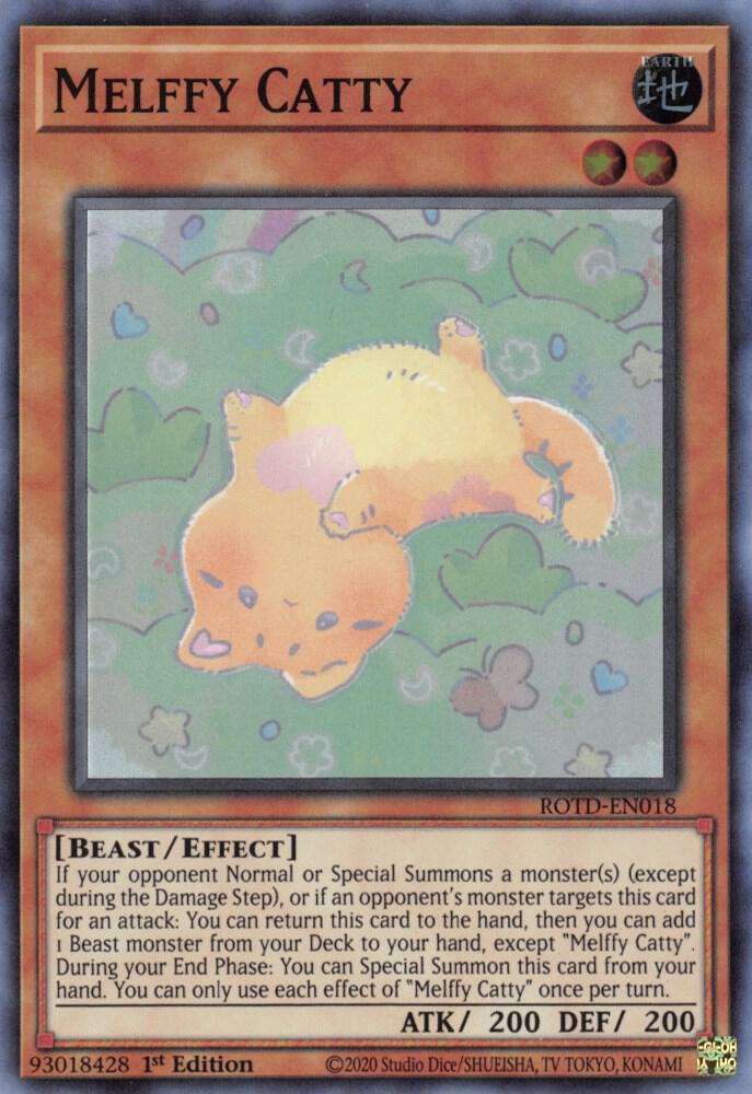 Melffy Catty ROTD-EN018 card from Rise of the Duelist
