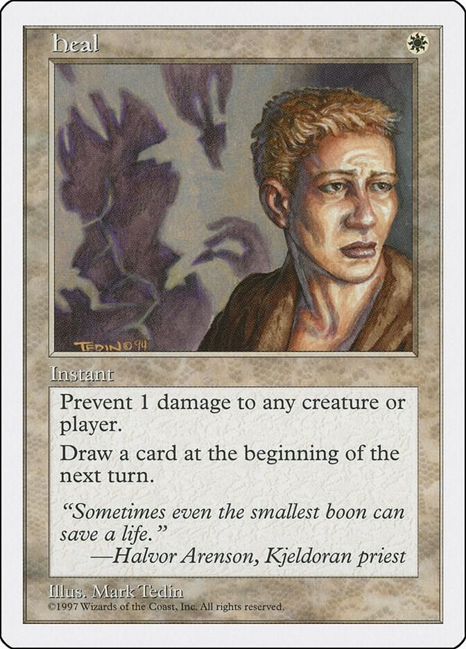 Heal card from Fifth Edition