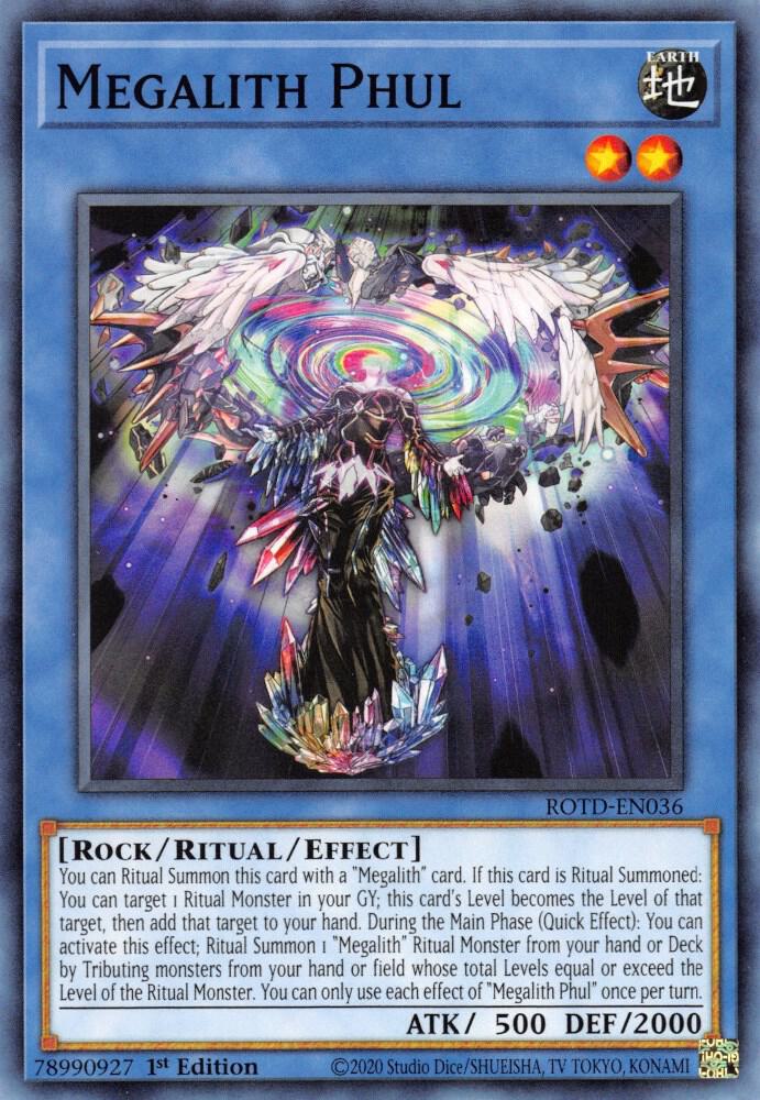 Megalith Phul ROTD-EN036 card from Rise of the Duelist