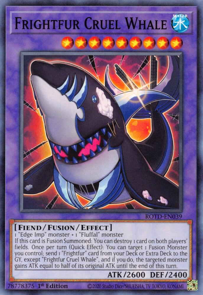 Frightfur Cruel Whale ROTD-EN039 card from Rise of the Duelist