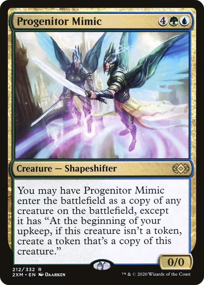 Progenitor Mimic 212 card from Double Masters