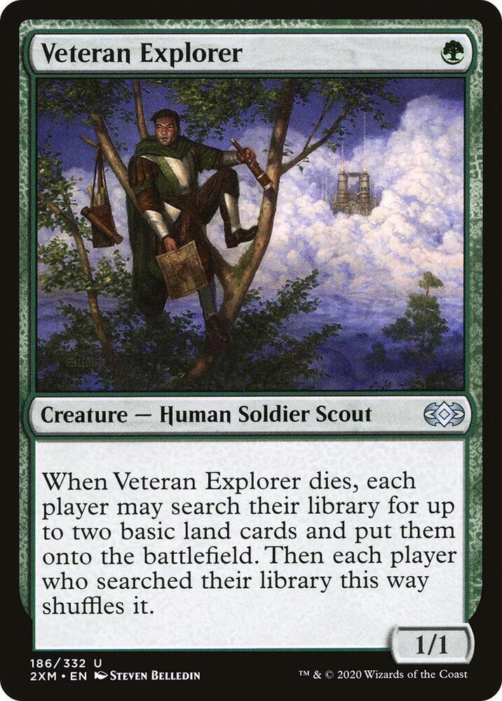 Veteran Explorer 186 card from Double Masters
