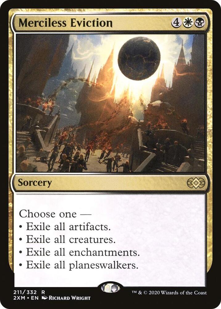 Merciless Eviction 211 card from Double Masters