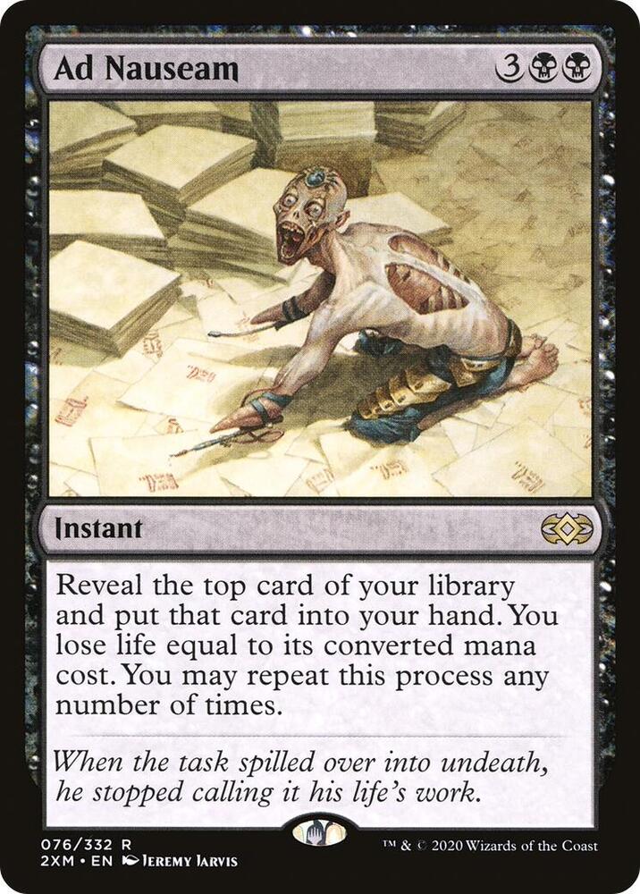 Ad Nauseam 76 card from Double Masters
