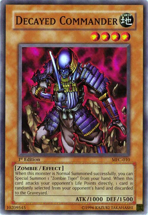 Decayed Commander MFC-010 card from Magician's Force