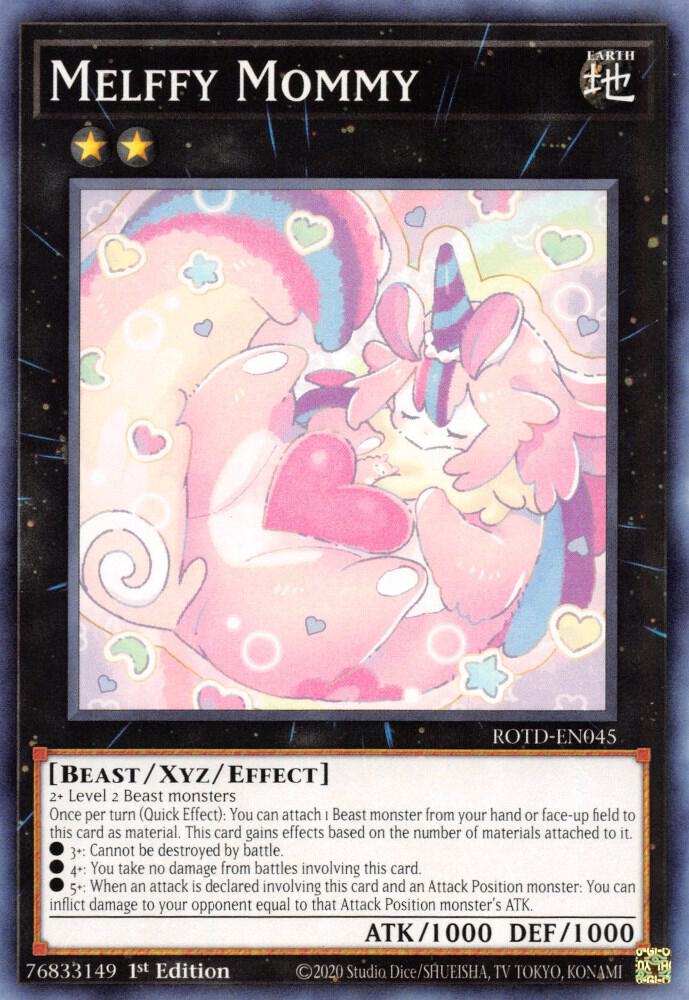 Melffy Mommy ROTD-EN045 card from Rise of the Duelist
