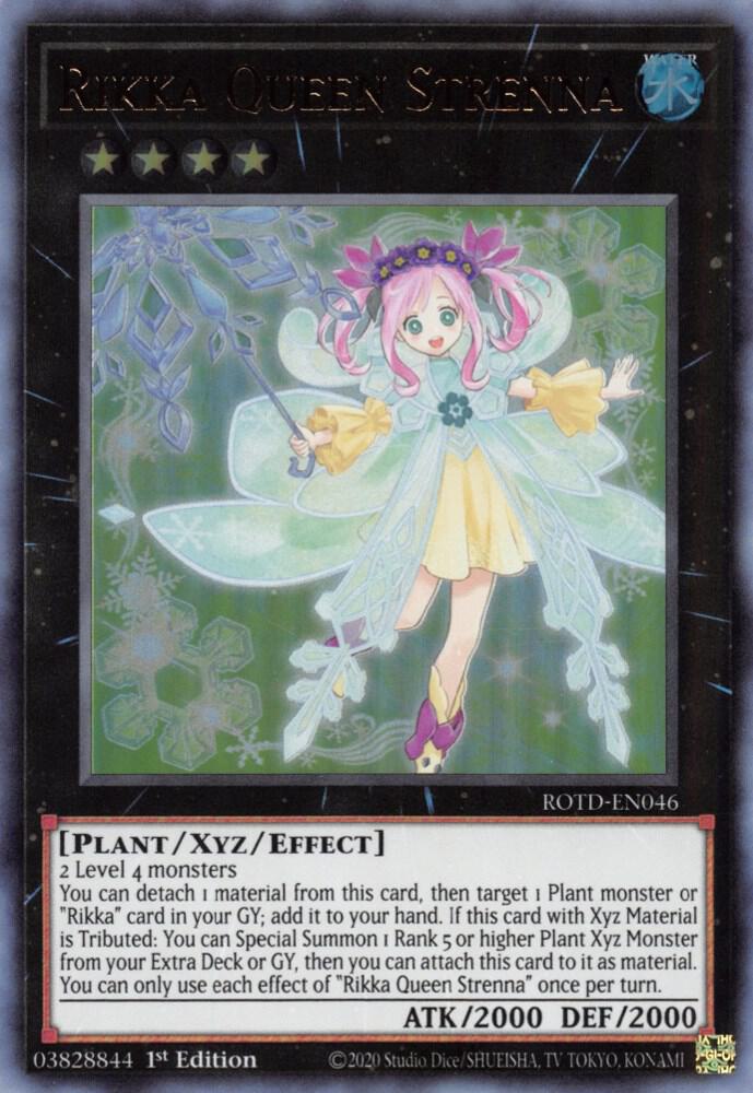 Rikka Queen Strenna ROTD-EN046 card from Rise of the Duelist