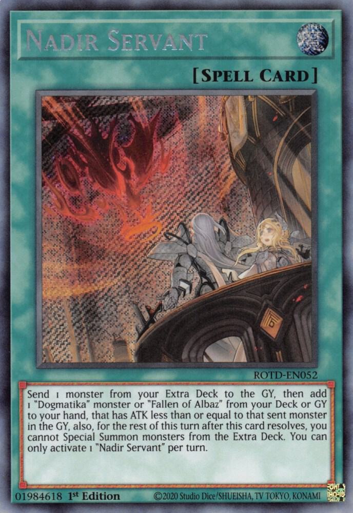 Nadir Servant ROTD-EN052 card from Rise of the Duelist