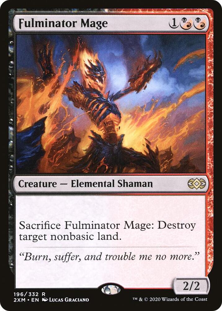Fulminator Mage 196 card from Double Masters