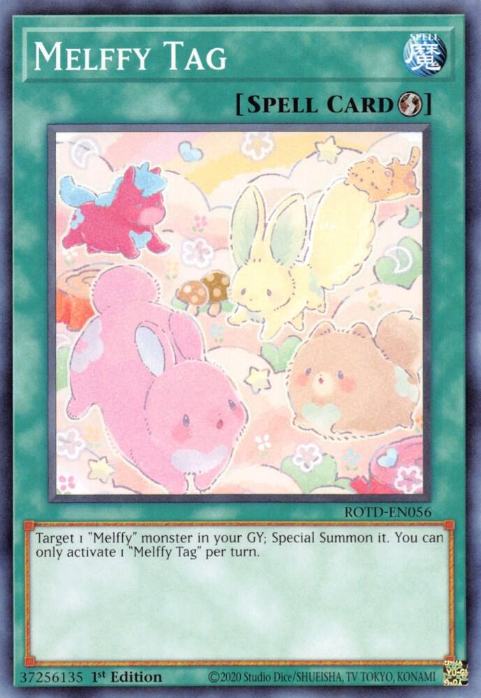 Melffy Tag ROTD-EN056 card from Rise of the Duelist
