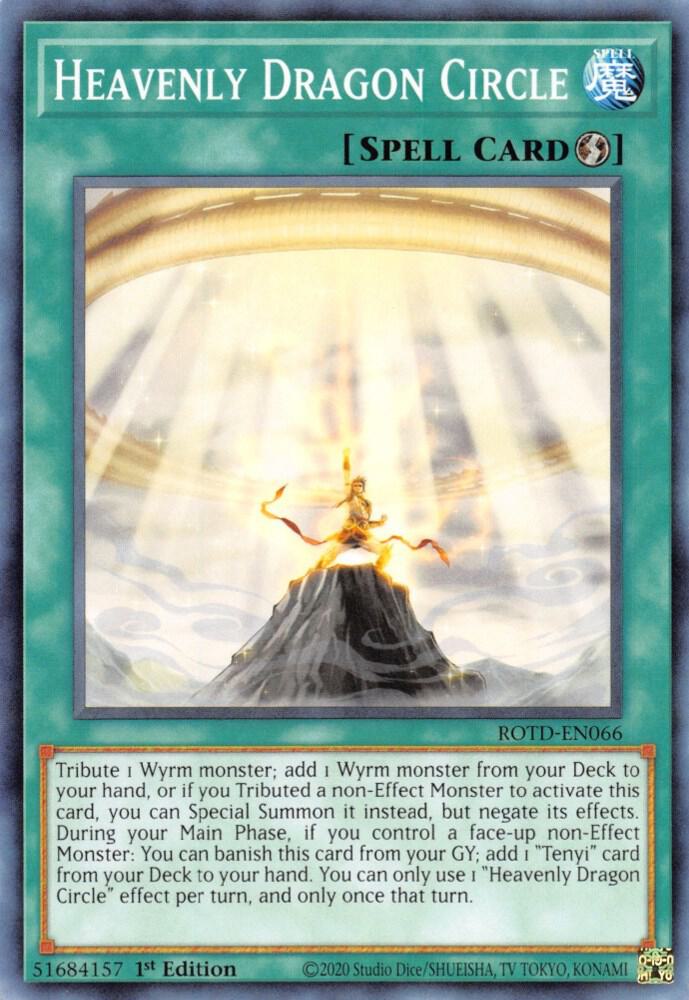 Heavenly Dragon Circle ROTD-EN066 card from Rise of the Duelist
