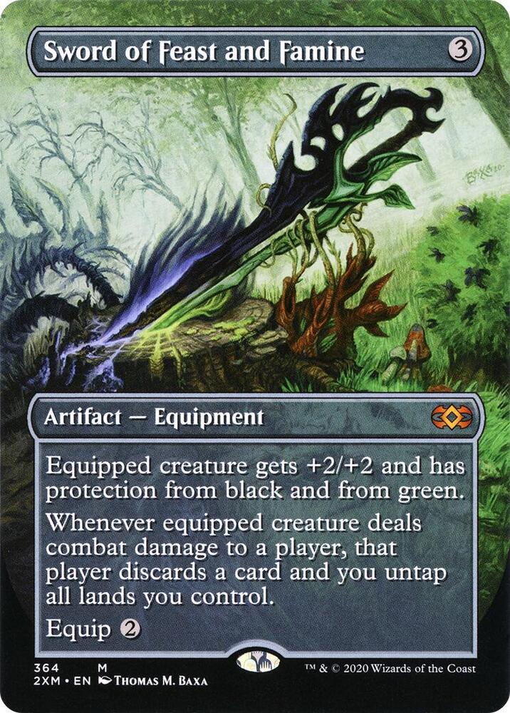 Sword of Feast and Famine (Borderless) 364 card from Double Masters