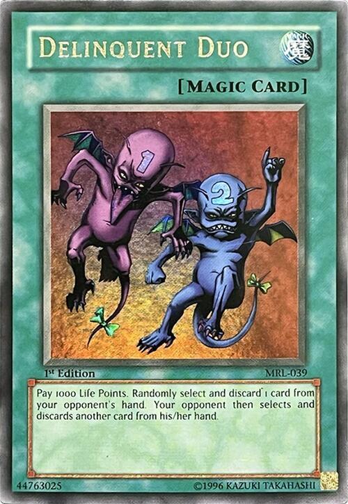 Delinquent Duo MRL-039 card from Magic Ruler
