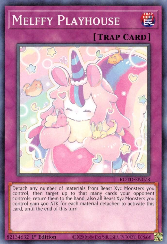 Melffy Playhouse ROTD-EN073 card from Rise of the Duelist