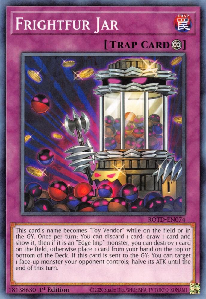 Frightfur Jar ROTD-EN074 card from Rise of the Duelist