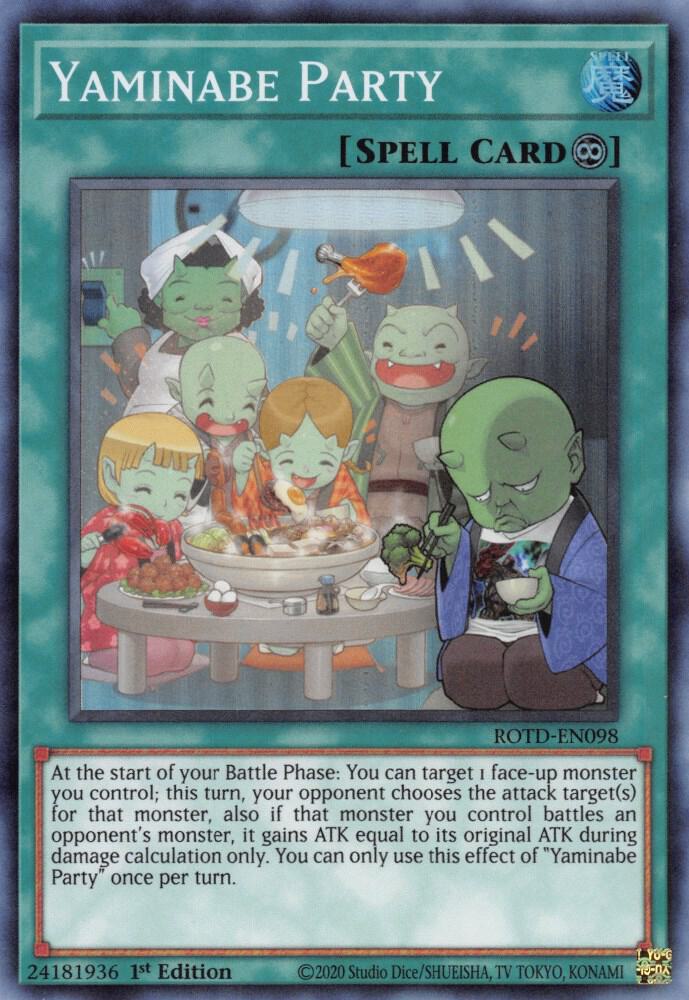 Yaminabe Party ROTD-EN098 card from Rise of the Duelist