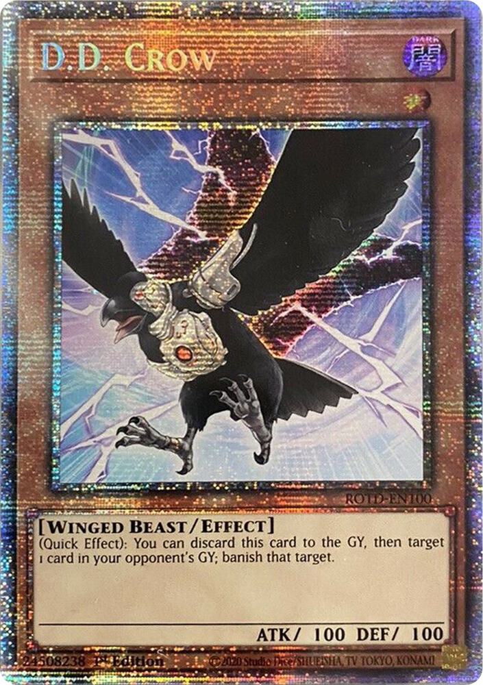 D.D. Crow (Starlight Rare) ROTD-EN100 card from Rise of the Duelist