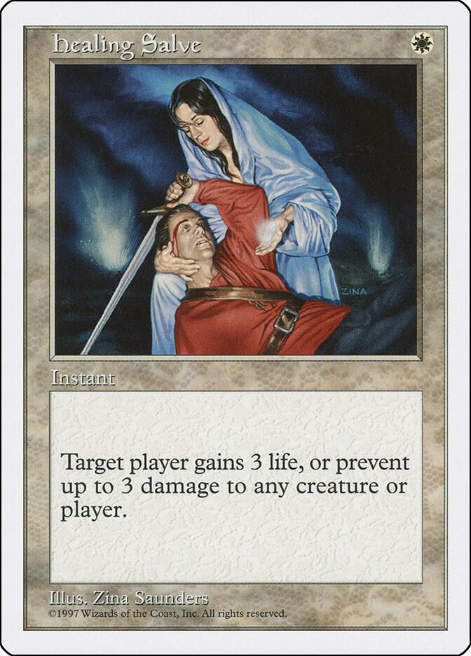 Healing Salve card from Fifth Edition