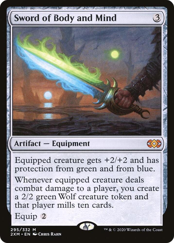 Sword of Body and Mind 295 card from Double Masters