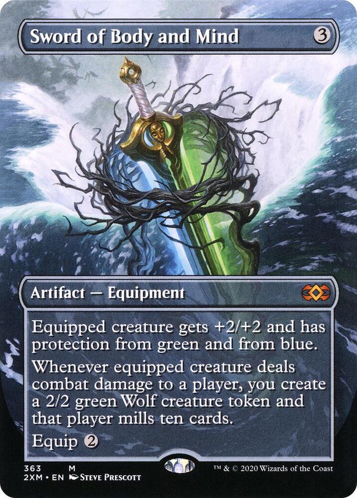 Sword of Body and Mind (Borderless) 363 card from Double Masters