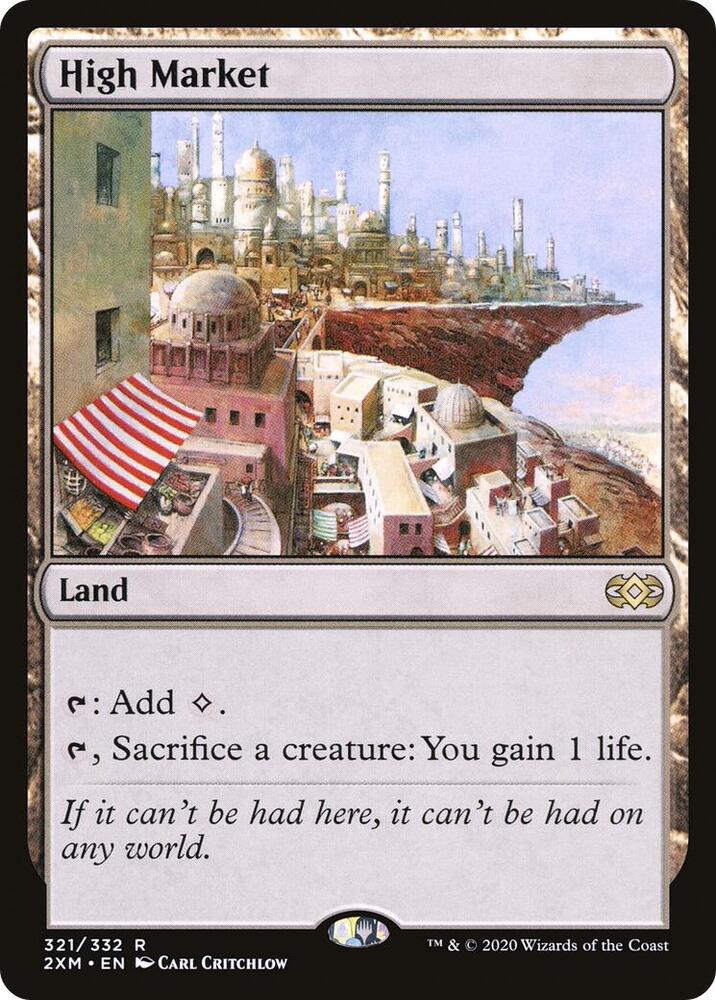 High Market 321 card from Double Masters
