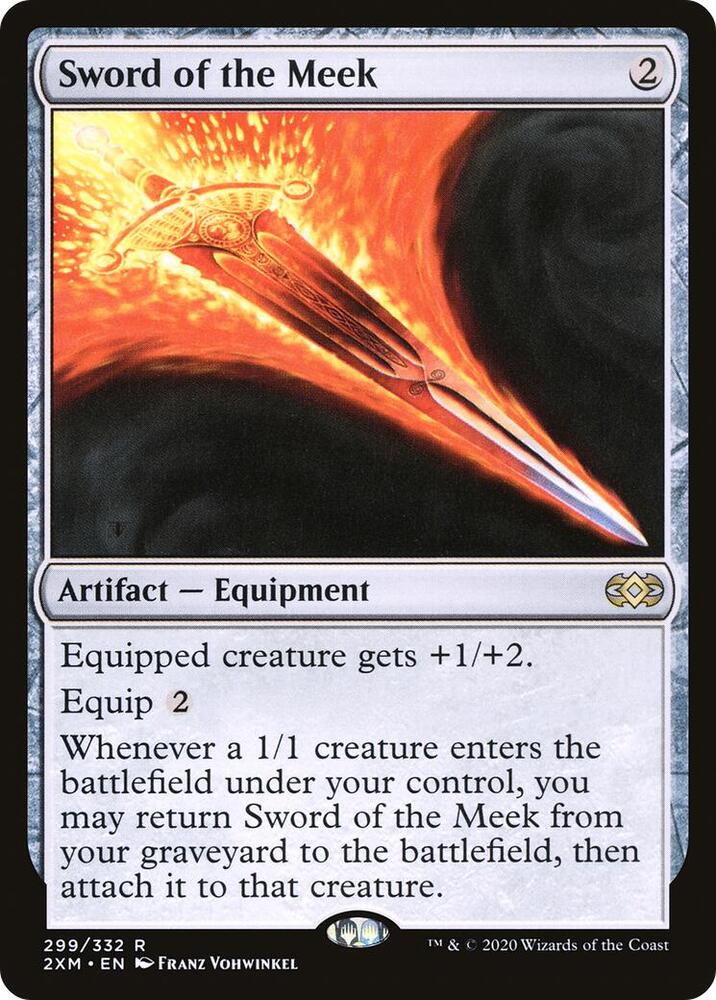 Sword of the Meek 299 card from Double Masters