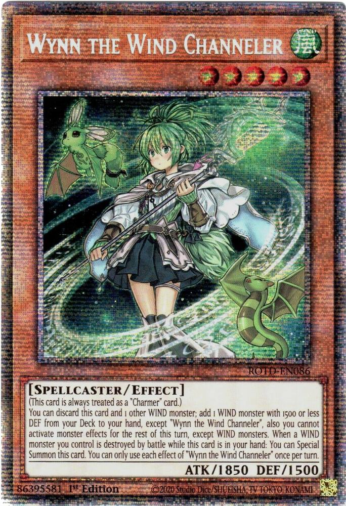 Wynn the Wind Channeler (Starlight Rare) ROTD-EN086 card from Rise of the Duelist
