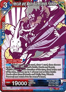 Hercule and Majin Buu, Friends Forever (Alternate Art) DB1-092 card from Special Anniversary Set 2020