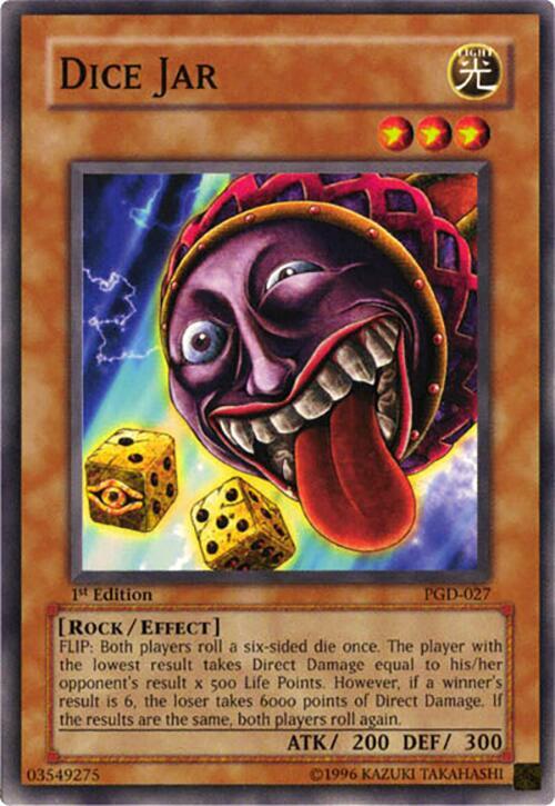 Dice Jar PGD-027 card from Pharaonic Guardian