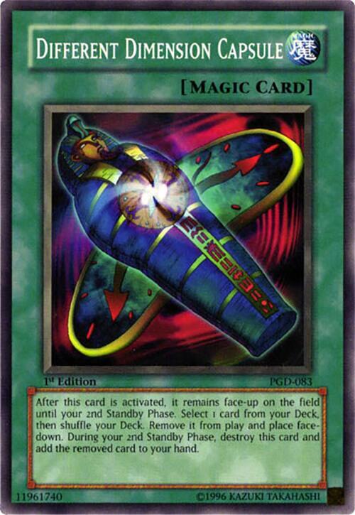 Different Dimension Capsule PGD-083 card from Pharaonic Guardian