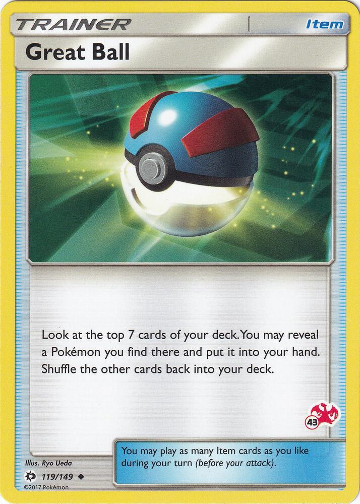 Great Ball (#43 Charizard Stamped) 119/149 card from Battle Academy